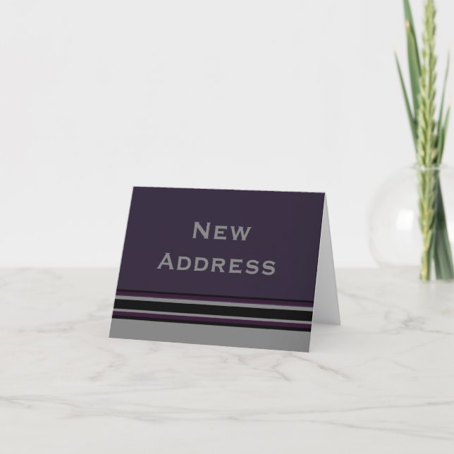 New Address Stripes Announcement (Front)