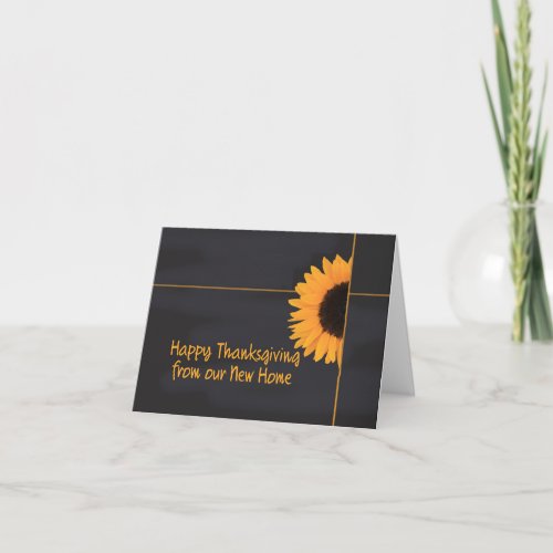 New Address  Thanksgiving Card