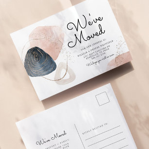 New Address We've Moved Moving Announcement Postcard