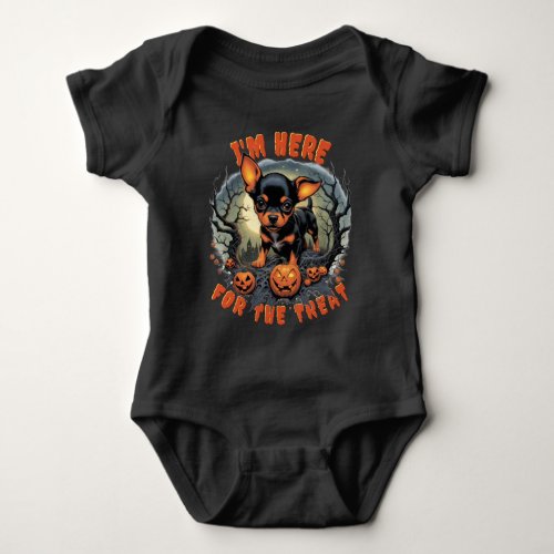 New Adorable Chihuahua Halloween Baby Bodysuit