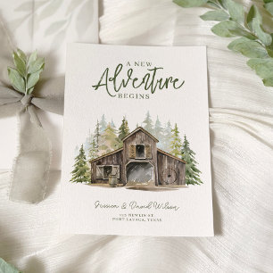 New Adventure Begins New Home Moving Announcement