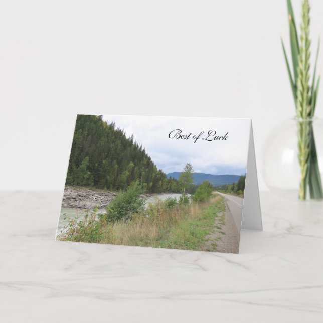 New Adventure - Best of Luck Card (Front)