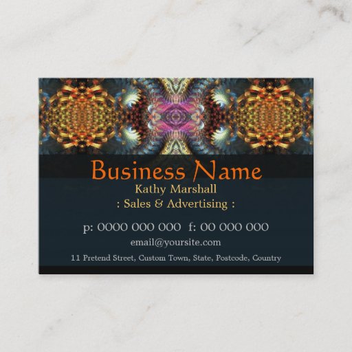 Customizable New Age Fantasy Art Business card