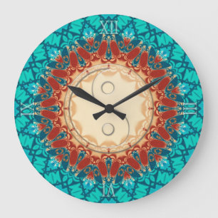 New Age Feng Shui Home Decor Wall Clock