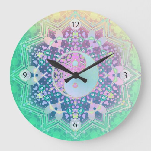 New Age Feng Shui Home Decor Wall Clock