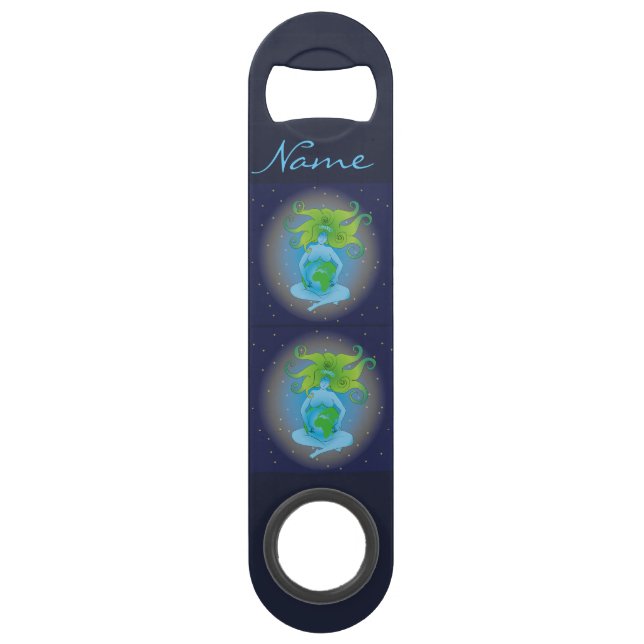 New Age Gaia Goddess Thunder_Cove Bar Key (Back)