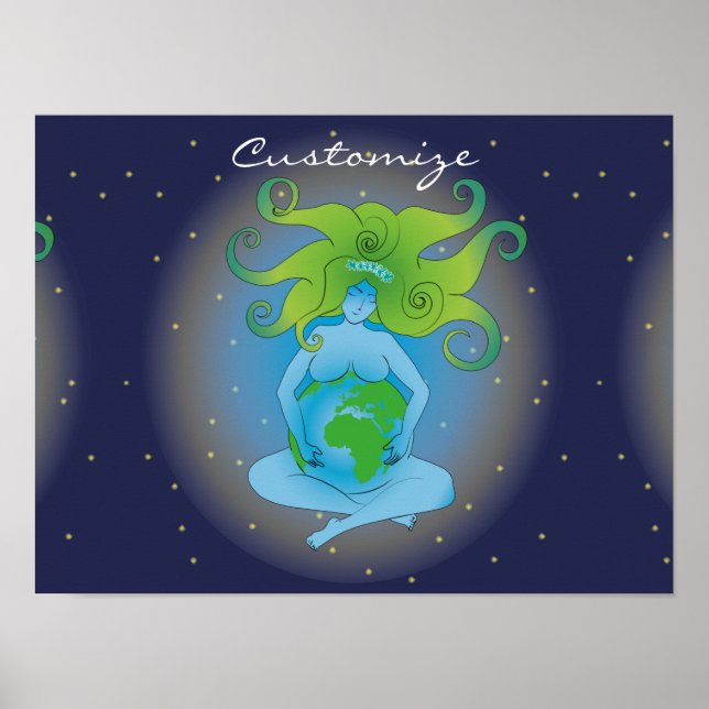 New Age Gaia Goddess Thunder_Cove Poster (Front)