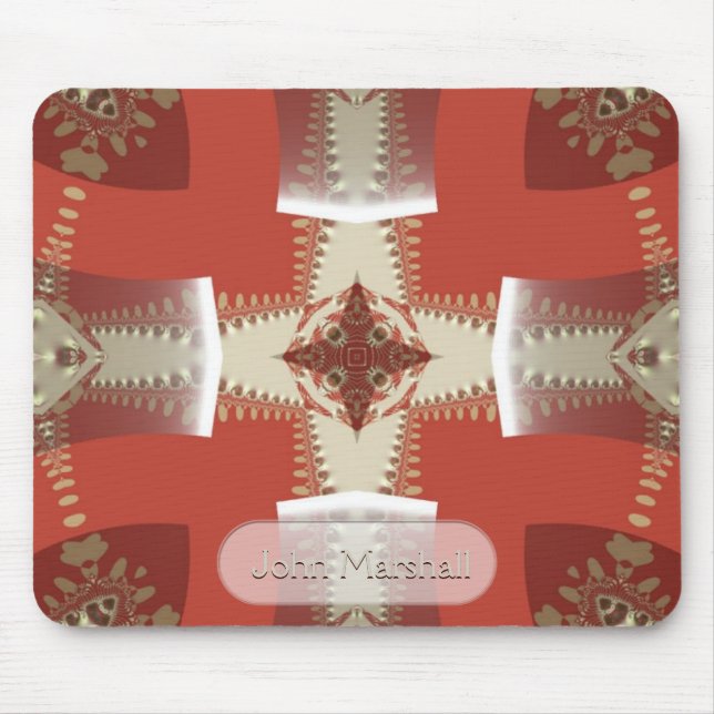 New Age Medieval Art w/ Name Mousepad (Front)