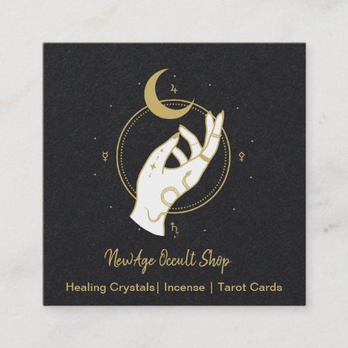 New Age Occult Shop Square Business Card