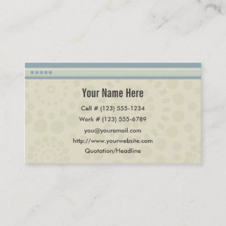 New Age Rage Profile And Business Card