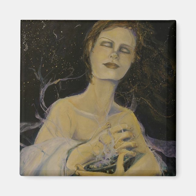 New Age Shamanic Smuding and Healing Magnet (Front)