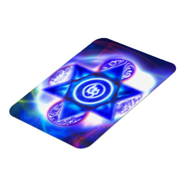 New Age Star of David Magnet (Left Side)