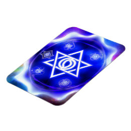 New Age Star of David Magnet