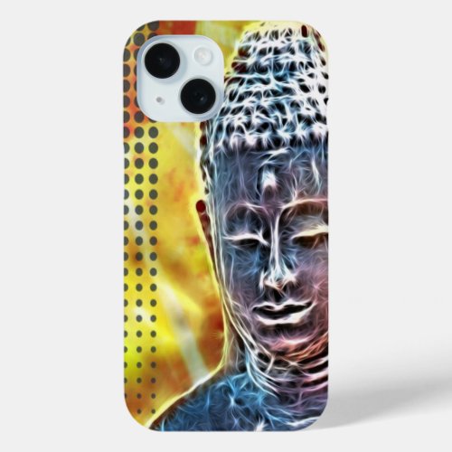 New Age Yoga Meditation Spiritual Zen Buddha iPhone 15 Case