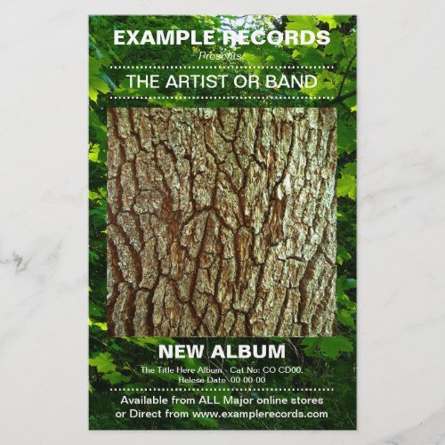 New Album Launch _ Photo Textured Flyer