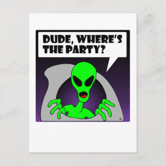 new alien party invitation