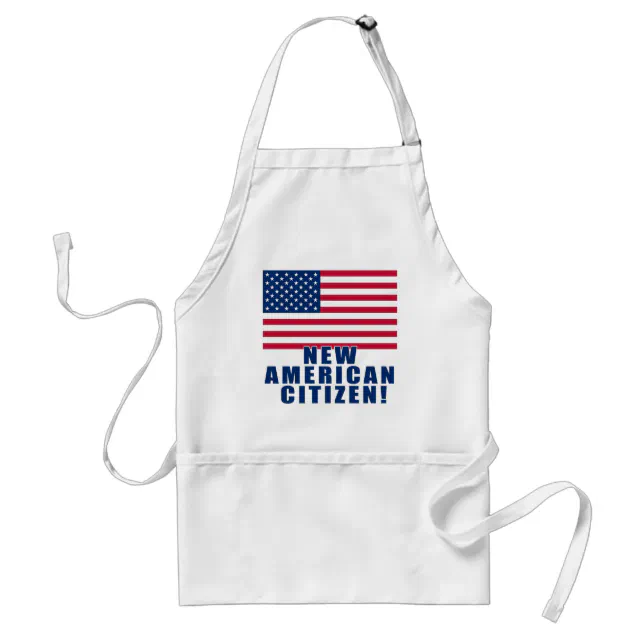 New American Citizen Gifts And Tshirts Adult Apron 