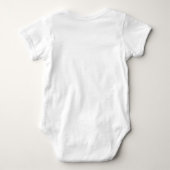 New American Citizen | Hand Drawn American Flag Baby Bodysuit (Back)