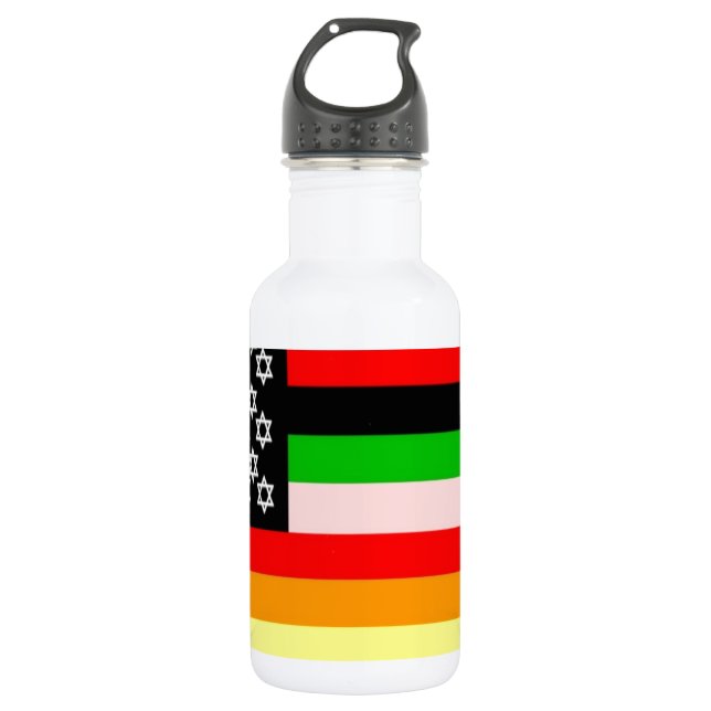 New American Flag Stainless Steel Water Bottle (Front)