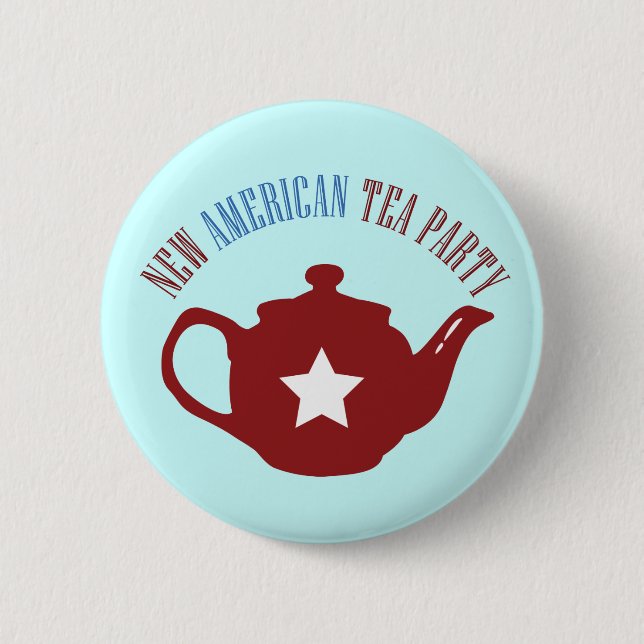 New American Tea Party Button (Front)