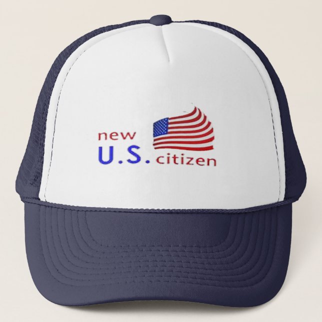 new american us citizen pride hat design patriotic (Front)