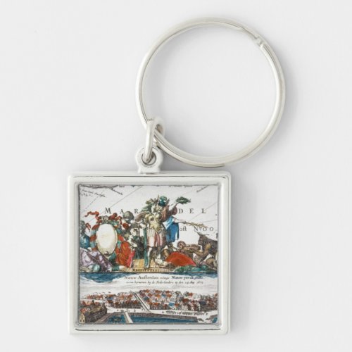 NEW AMSTERDAM 1673 KEYCHAIN