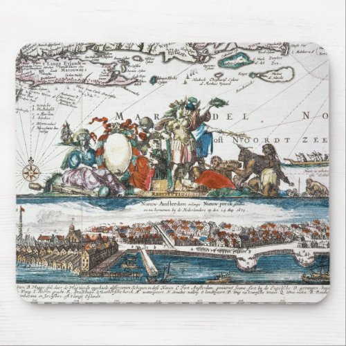 NEW AMSTERDAM 1673 MOUSE PAD