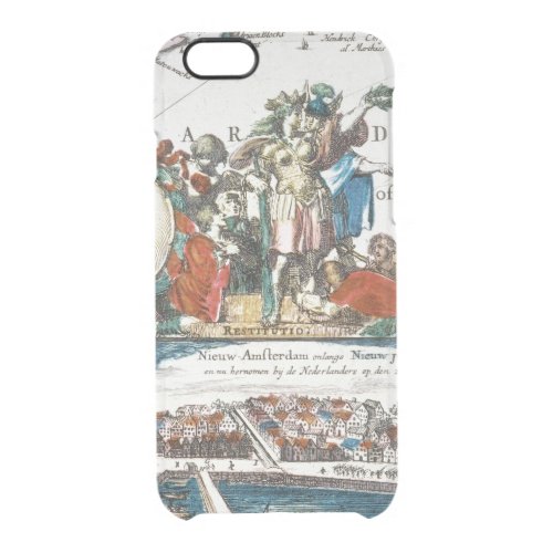 NEW AMSTERDAM 1673 CLEAR iPhone 66S CASE