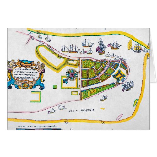 New Amsterdam Map 1661
