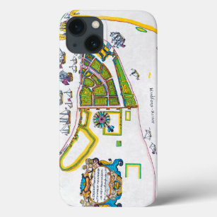 New Amsterdam Map, 1661 iPhone 13 Case