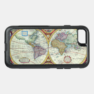 New and Accurate 1626 Map of the World OtterBox Commuter iPhone SE/8/7 Case