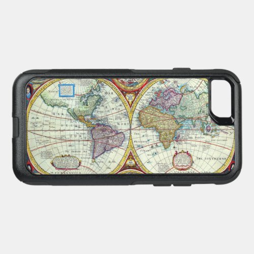 New and Accurate 1626 Map of the World OtterBox Commuter iPhone SE87 Case