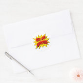 NEW and IMPROVED Classic Round Sticker (Envelope)