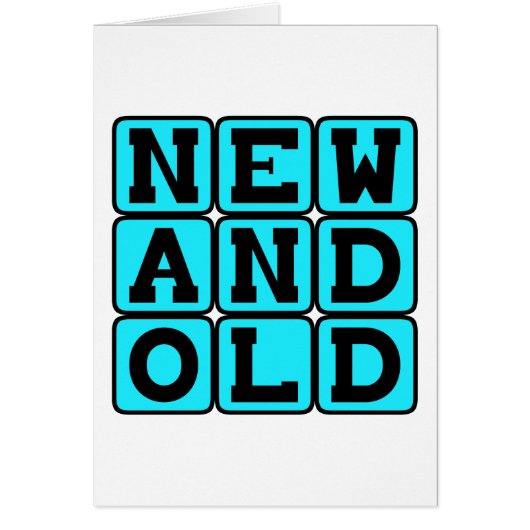 New and Old Cards (Front)