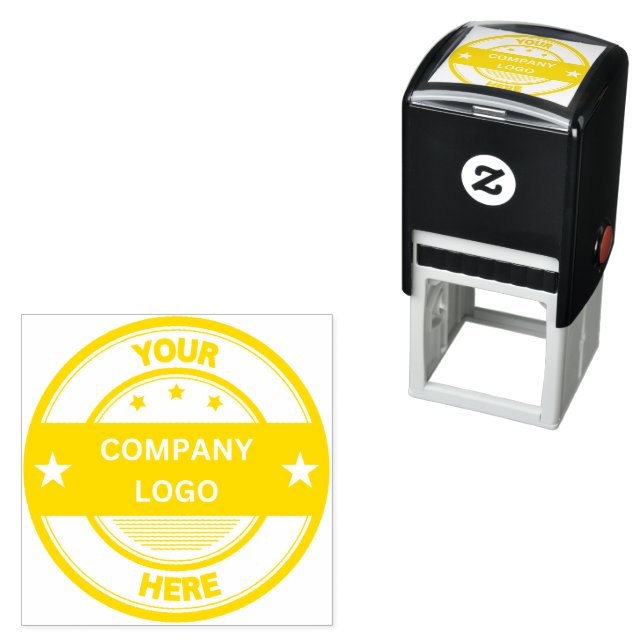 NEW! Approved! Self Inking Stamp - Yellow ink (In Situ)