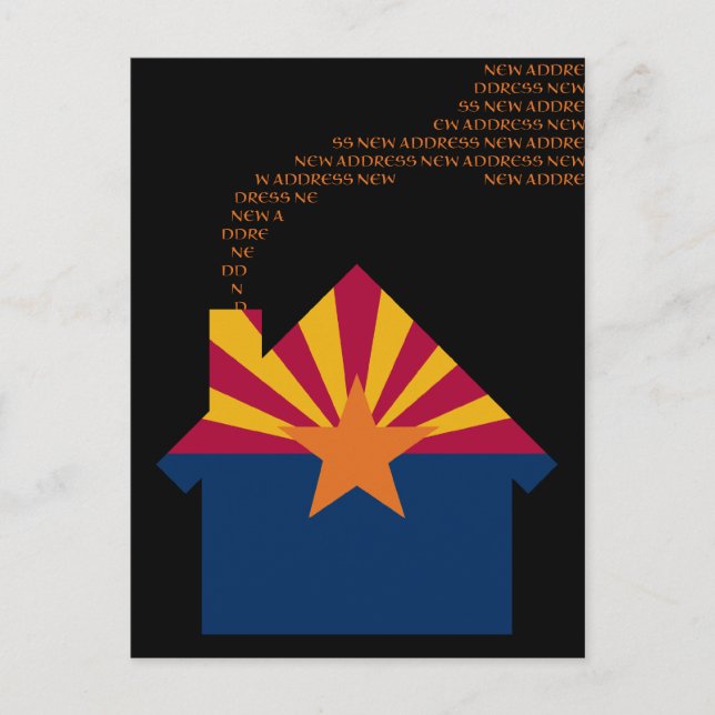 new arizona address announcement postcard (Front)