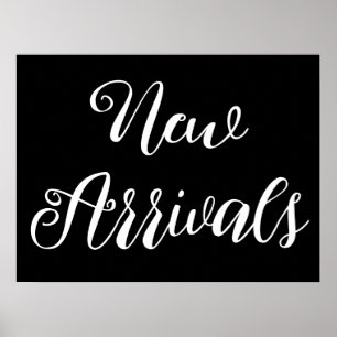 New Arrivals Sign, Retail Store Signage, Boutique Poster