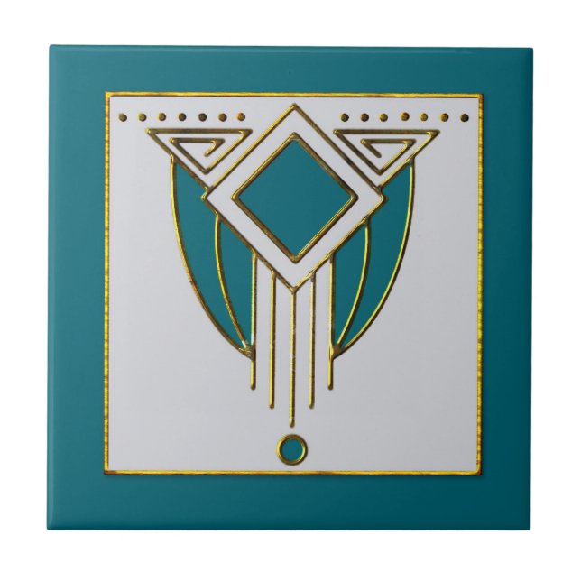 New Art Deco Ceramic Tile (Front)