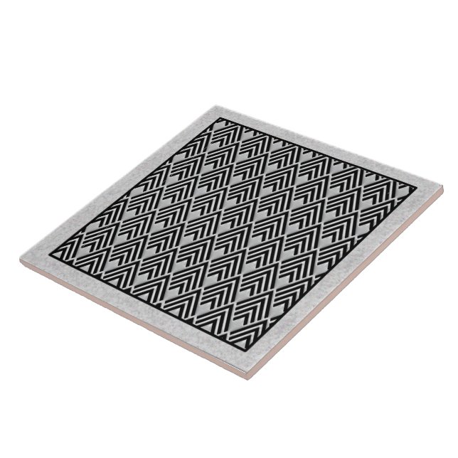 New Art Deco Style Border Ceramic Tile. Tile (Side)