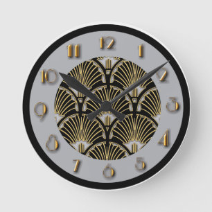 New Art Deco Wall Round Clock