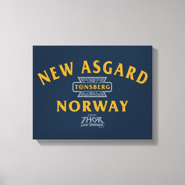 New Asgard Norway Souvenir Graphic Canvas Print (Front)