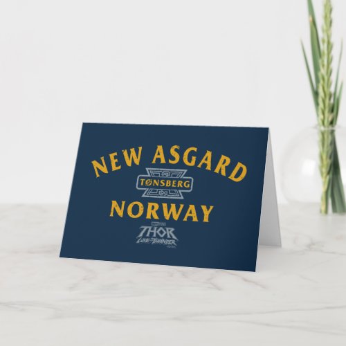 New Asgard Norway Souvenir Graphic Card