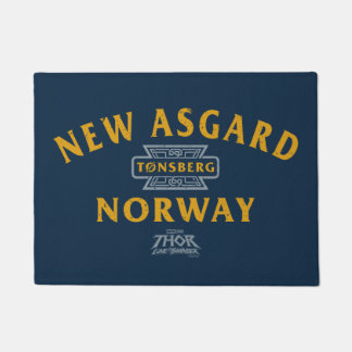 New Asgard Norway Souvenir Graphic Doormat