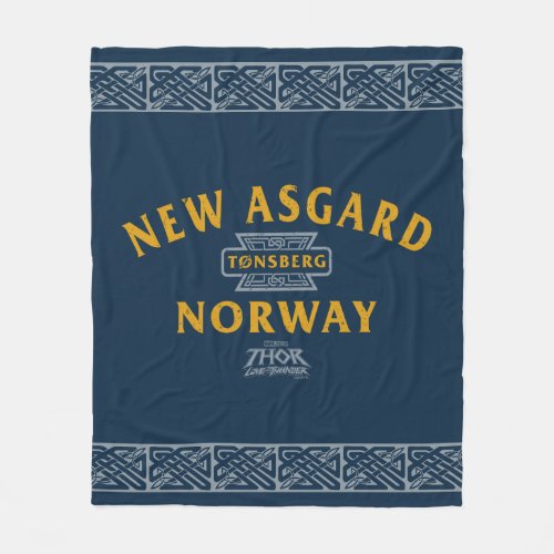 New Asgard Norway Souvenir Graphic Fleece Blanket