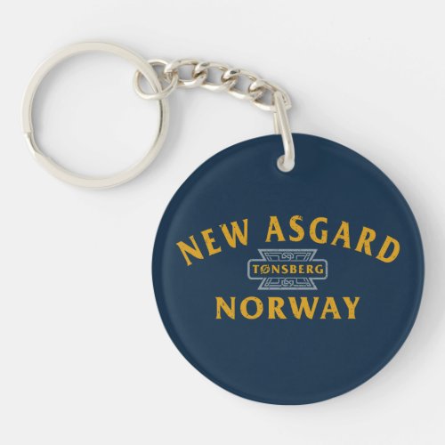 New Asgard Norway Souvenir Graphic Keychain