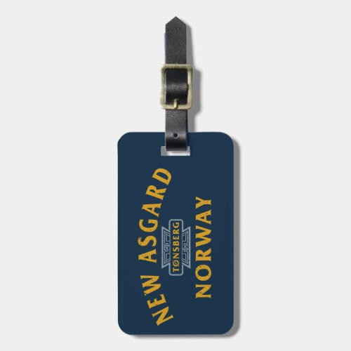 New Asgard Norway Souvenir Graphic Luggage Tag