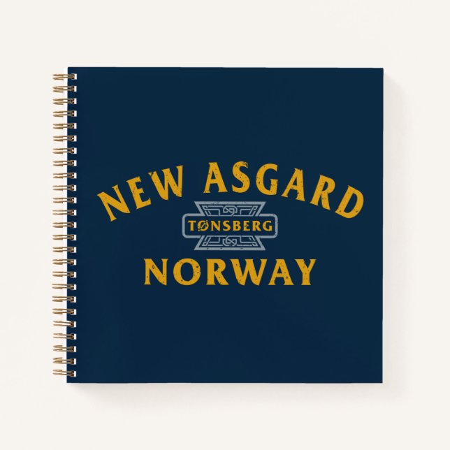 New Asgard Norway Souvenir Graphic Notebook (Front)
