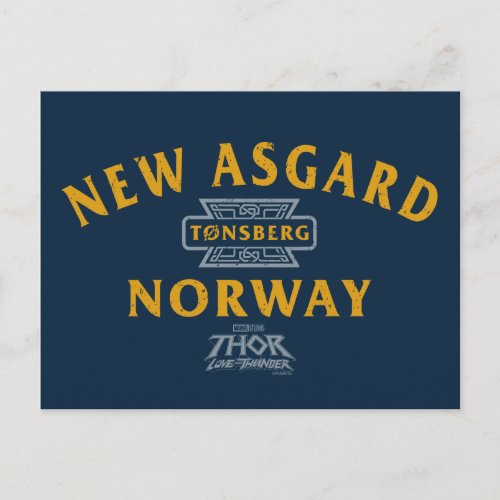 New Asgard Norway Souvenir Graphic Postcard