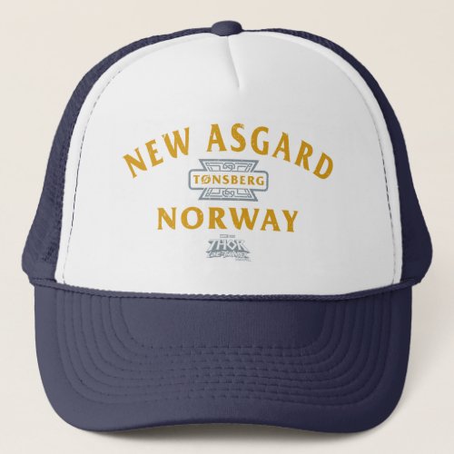 New Asgard Norway Souvenir Graphic Trucker Hat