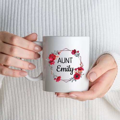 New Aunt Auntie Birthday From Niece Nephew Mug